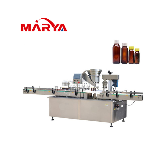 Línea de relleno de jarabe