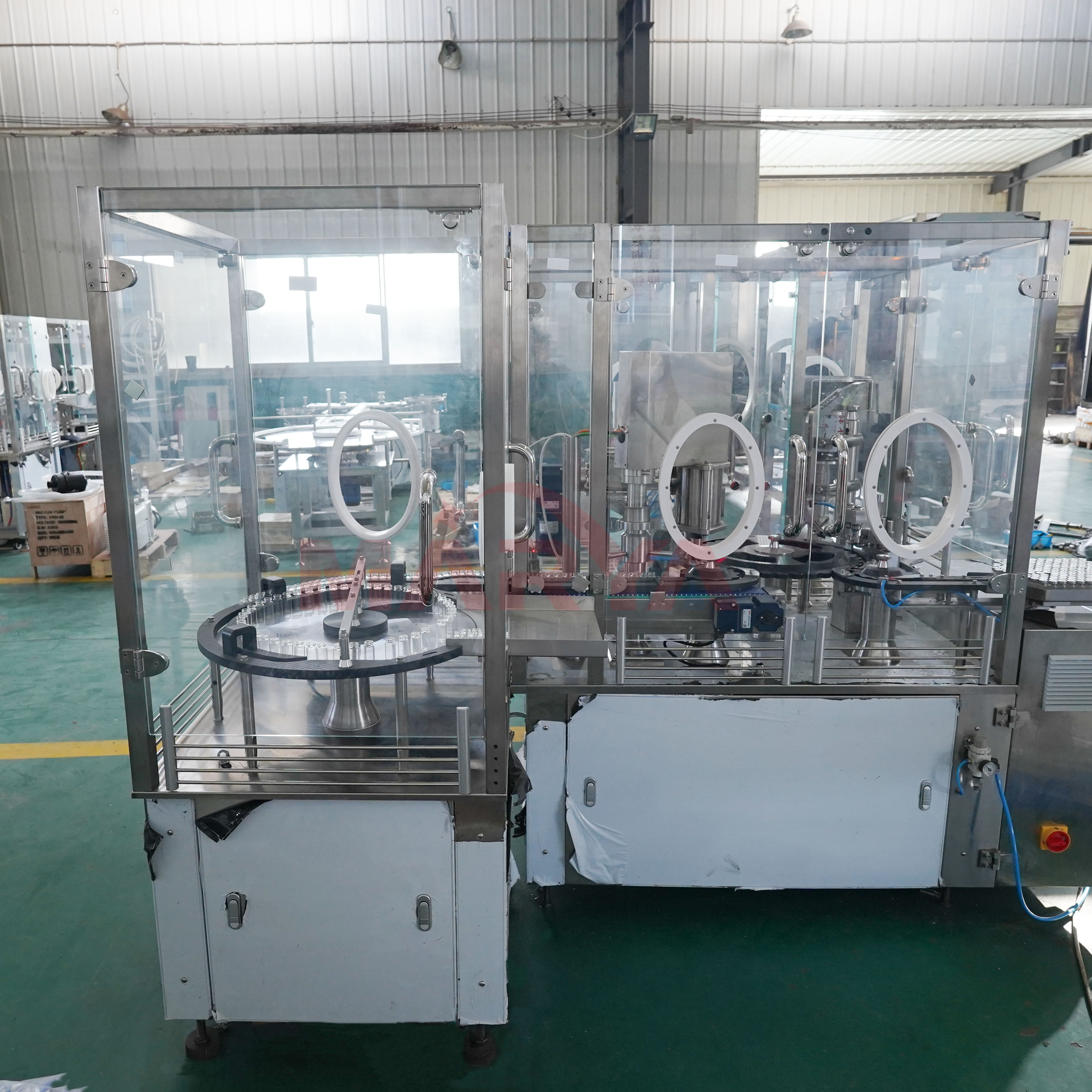 Proyecto de máquina llenadora de polvo para viales de antibióticos en Uruguay