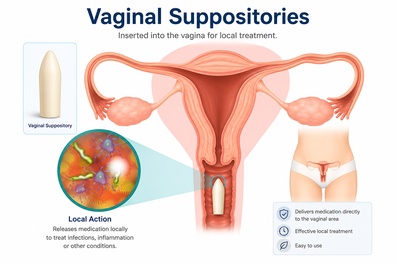 Supositorios vaginales